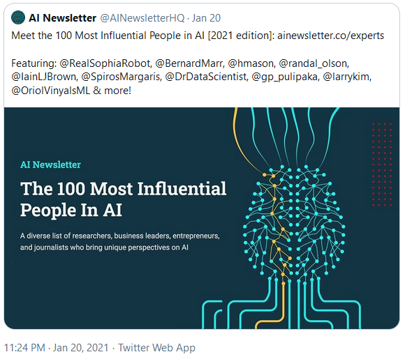 Meet the 100 Most Influential People in AI